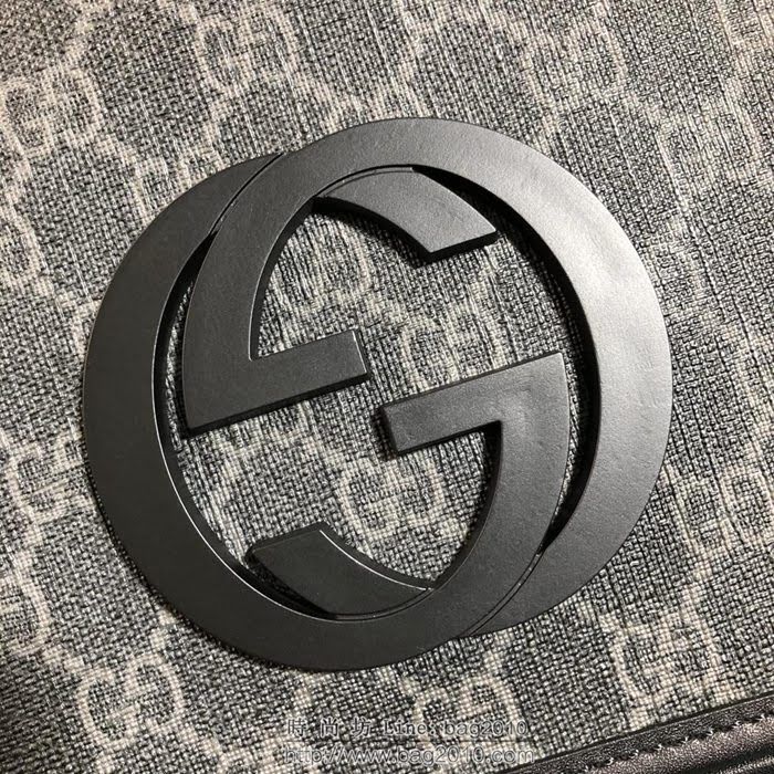 GUCCI 古馳男包 新款 222291 克pvc 雙G花紋 古馳郵差包 男士單肩斜挎包